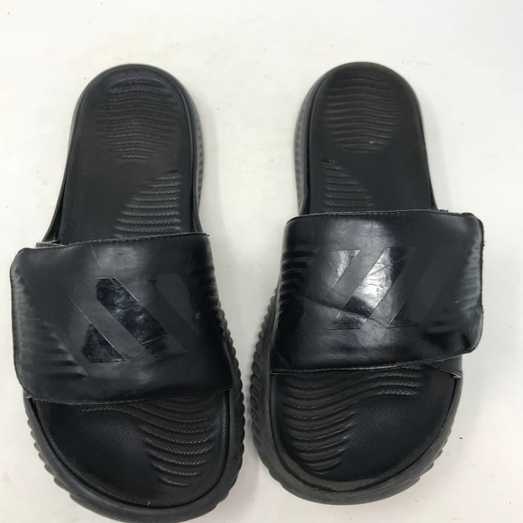 Adidas Bounce Black Black Slides - Picture 2 of 7